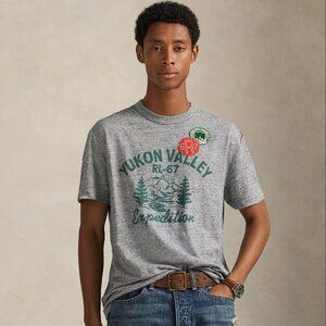 Polo Ralph Lauren Yukon Valley Expedition TeePatch/Flocked Ghost Deadstock NWT
